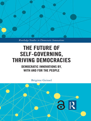 cover image of The Future of Self-Governing, Thriving Democracies